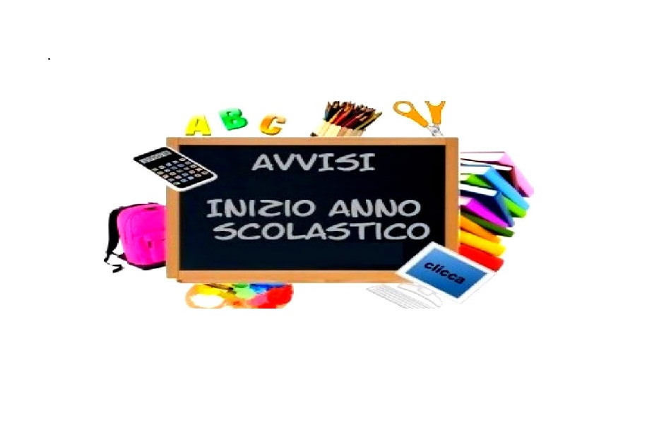 INIZIO DELLE ATTIVITÀ ANNO SCOLASTICO 2026 / 2027